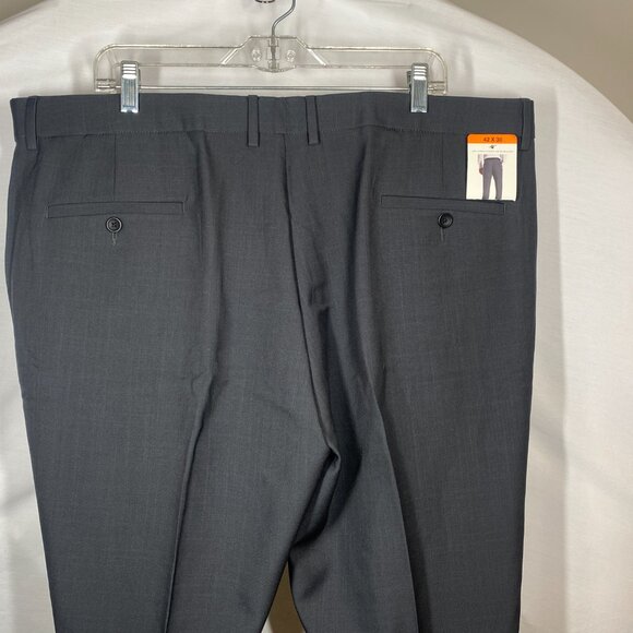 NWT Size 42x30 Kenneth Cole Grey Dress Pants - Picture 8 of 8